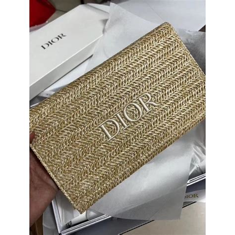 dior stroh clutch|free dior clutch.